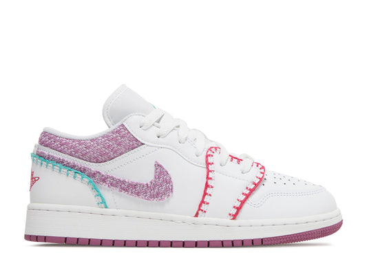 Air Jordan 1 Low White Light Bordeaux