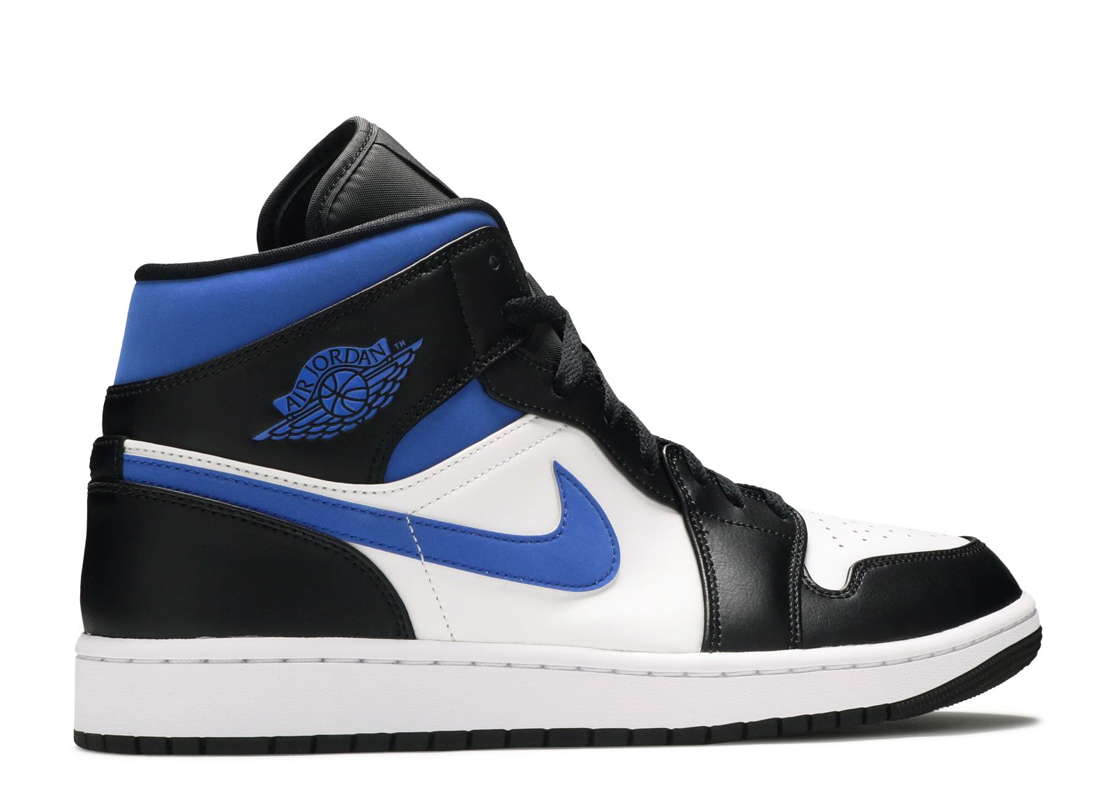 Air Jordan Mid White Black Royal - Main Image