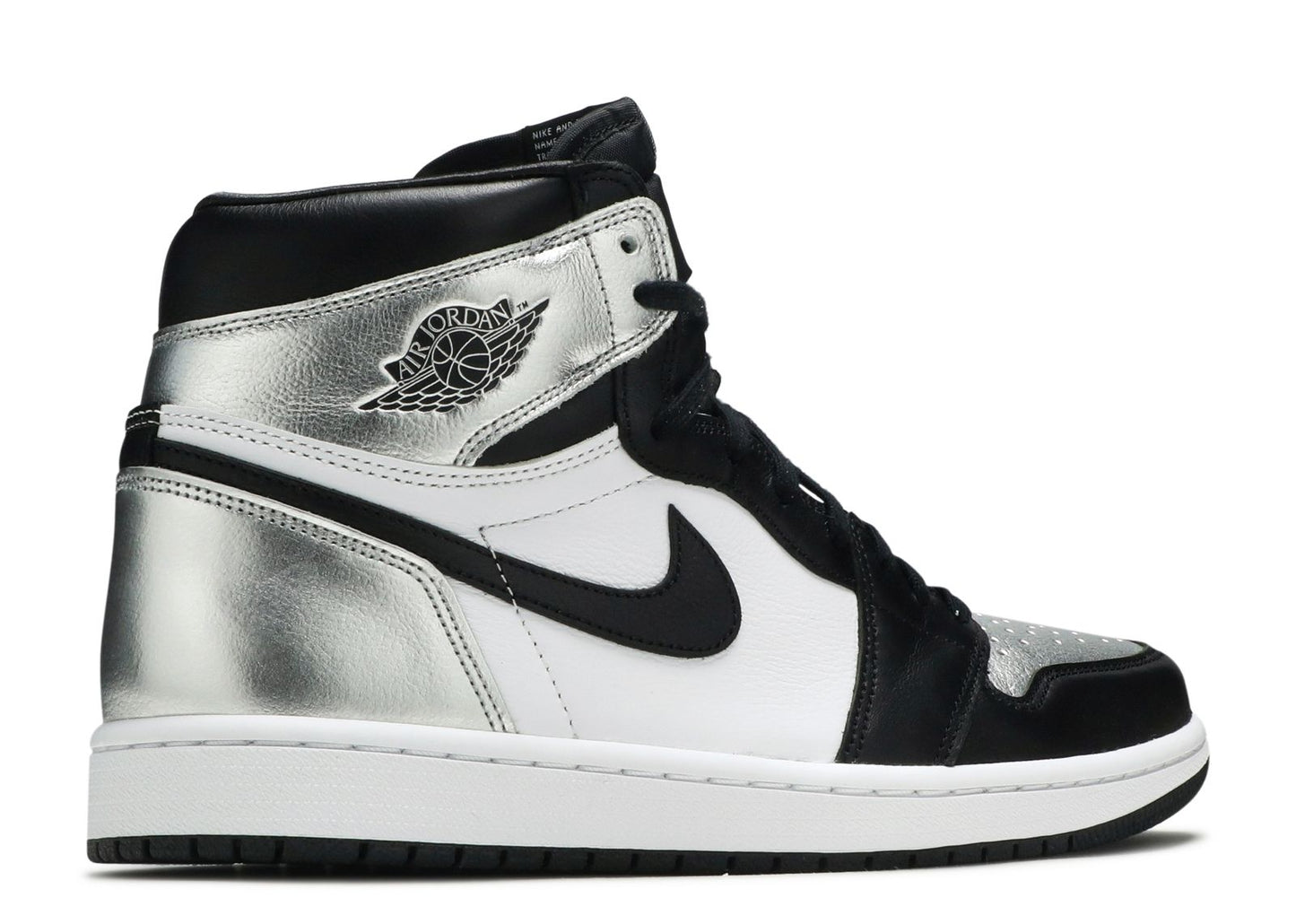Air Jordan 1 Retro High Silver Toe