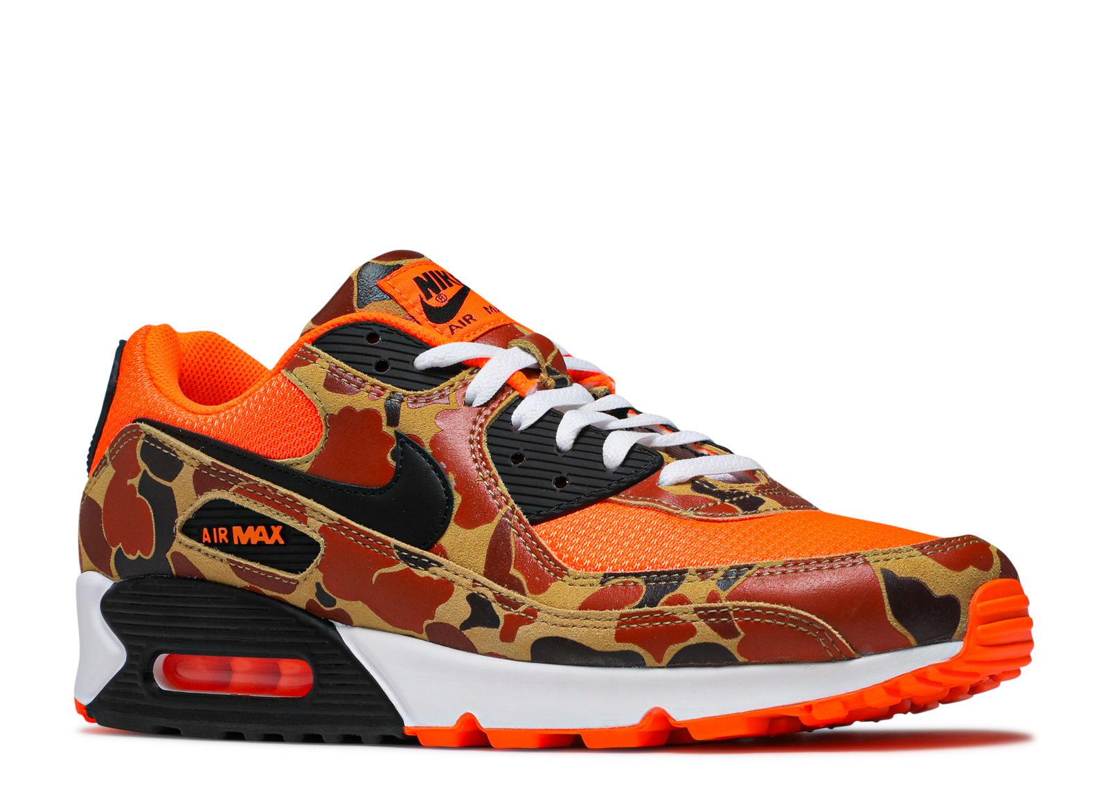Air Max 90 Duck Camo Orange – Flower Kickz - Main Image