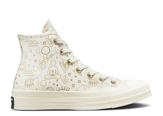 Converse Chuck Taylor All-Star 70 Hi Elements Print Egret Gold