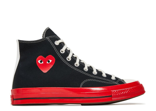 Converse Comme des Garçons Chuck 70 High Top Black Red