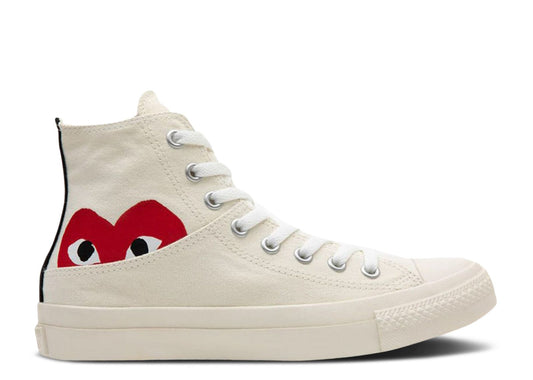 Converse Comme des Garçons White Half Logo