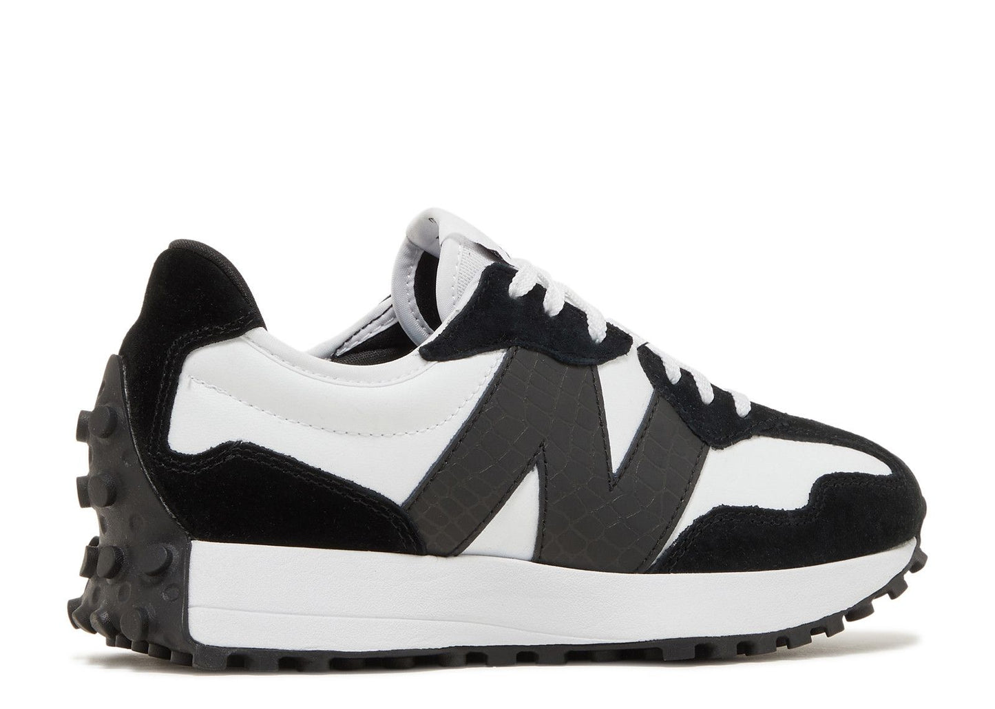 New Balance 327 Black White Black