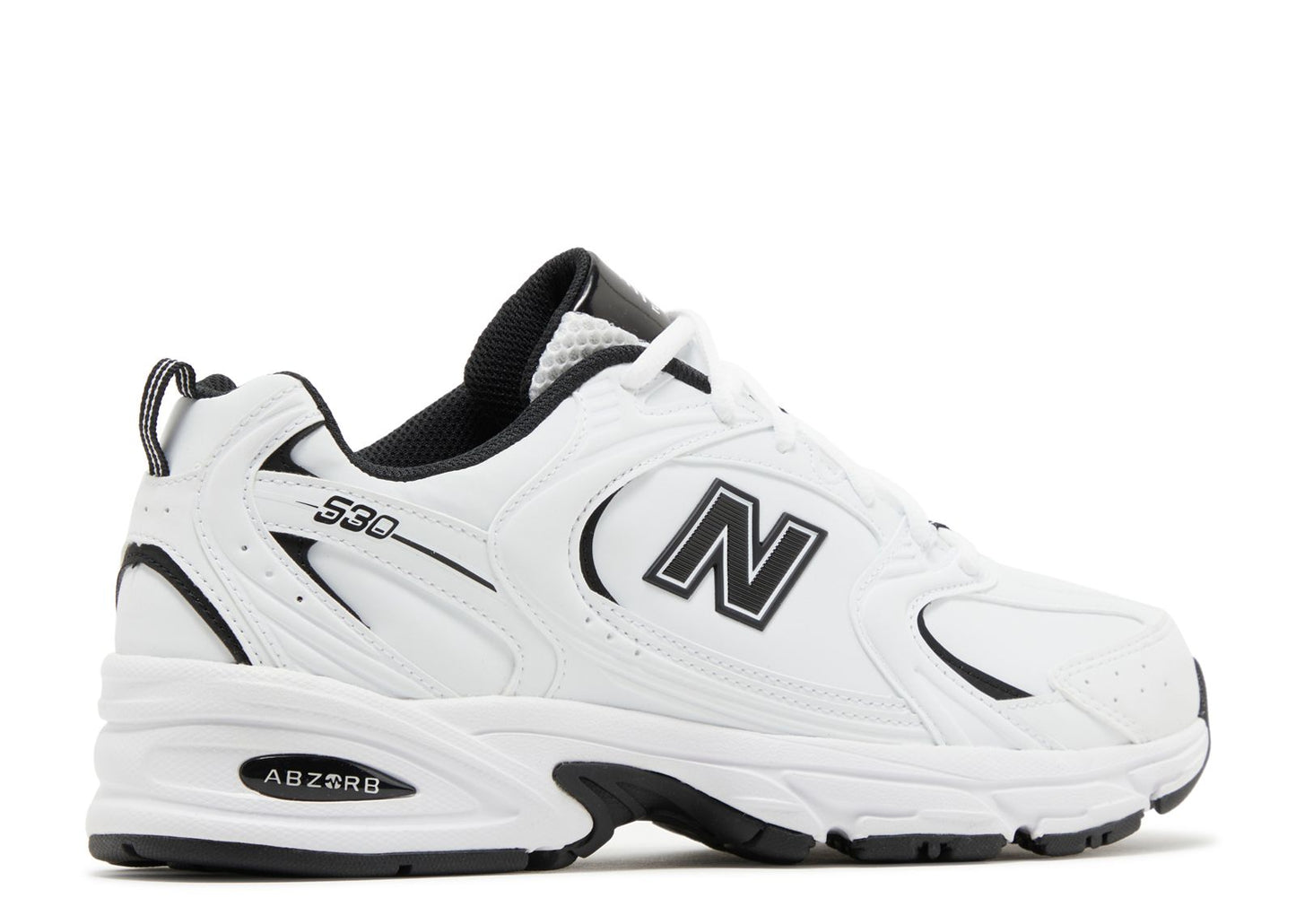 New Balance 530 White Black Leather