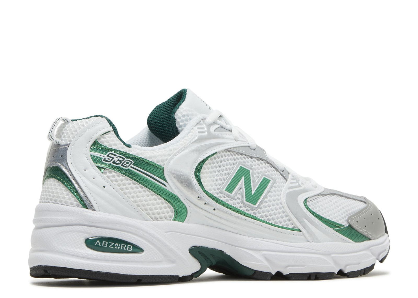 New Balance 530 White Nightwatch Green