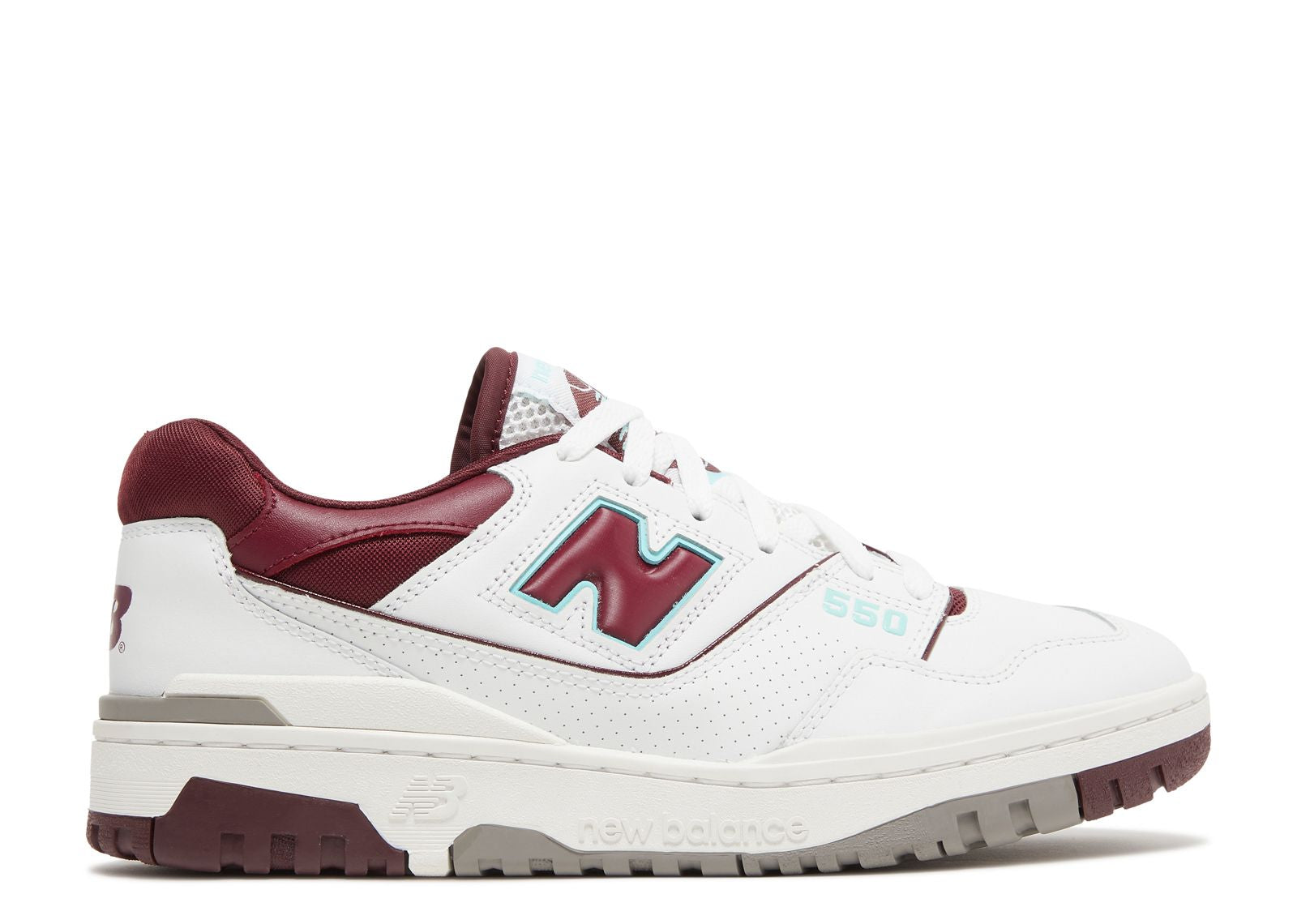 New Balance 550 White Burgundy