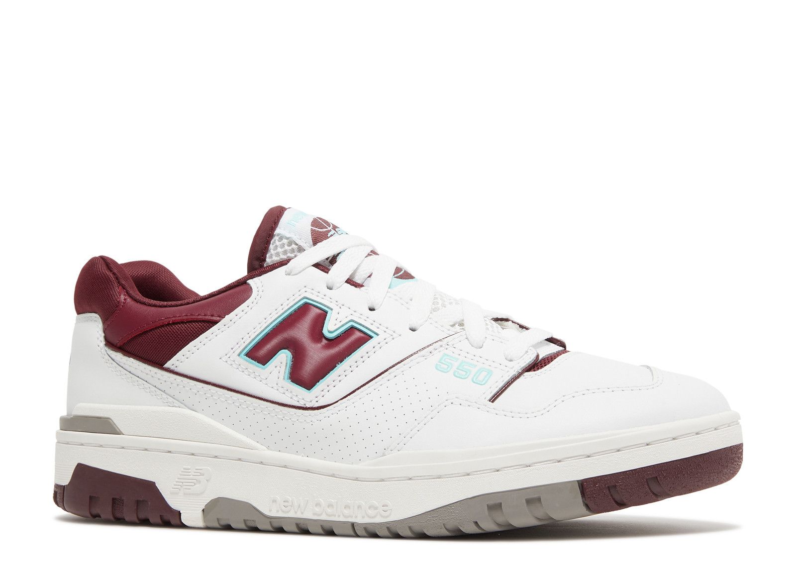 New Balance 550 White Burgundy