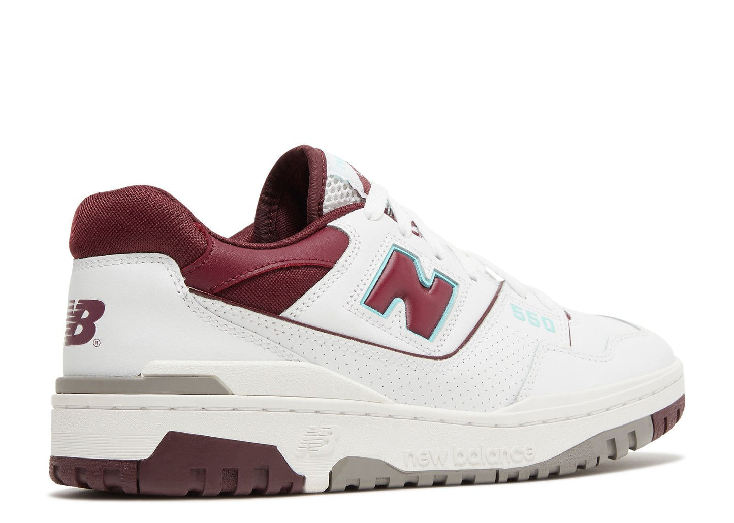 New Balance 550 White Burgundy