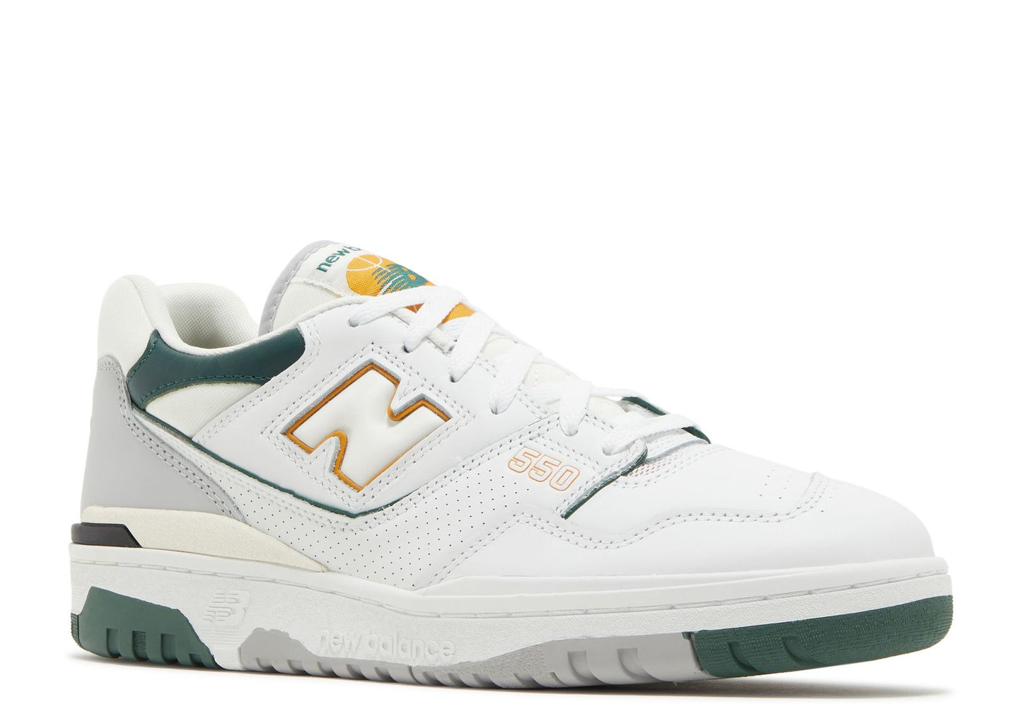 New Balance 550 White Nightwatch Green