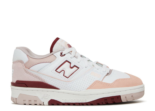 New Balance 550 White Scarlet Pink