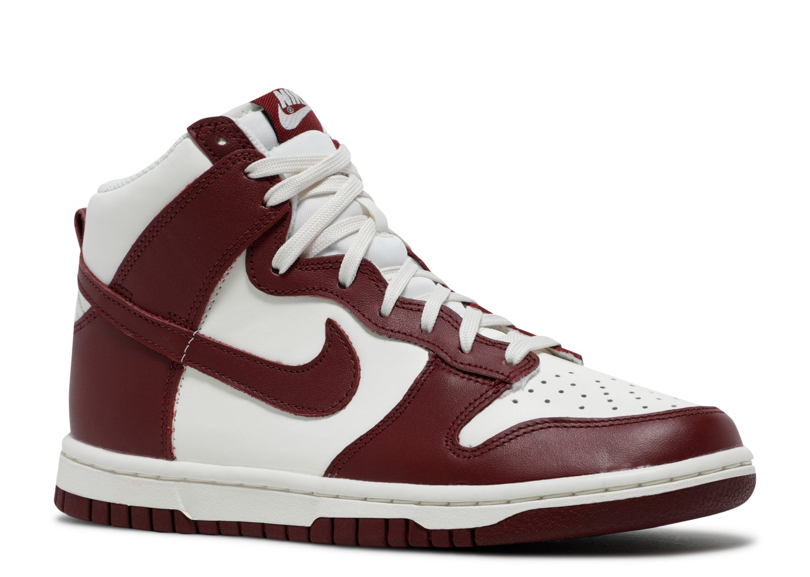 Nike Dunk High Sail Team Red