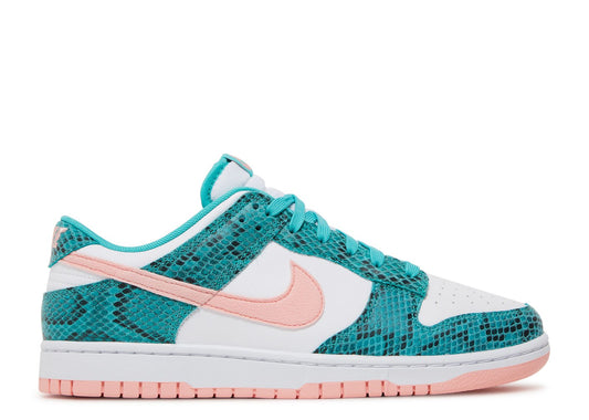 Nike Dunk Low Washed Teal Snakeskin