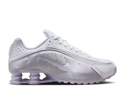 Nike Shox R4 White Metallic Platinum Barely Grape