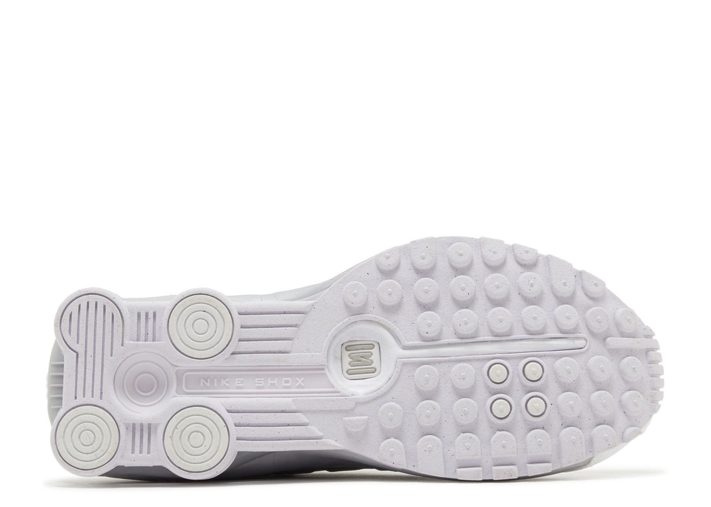 Nike Shox R4 White Metallic Platinum Barely Grape