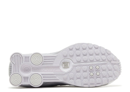 Nike Shox R4 White Metallic Platinum Barely Grape
