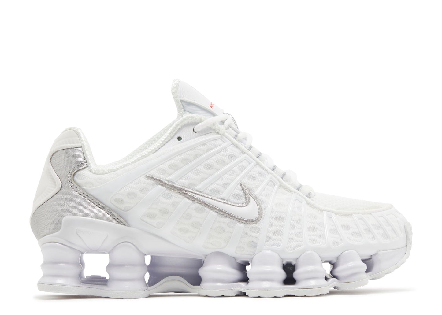 Nike Shox TL White Metallic Silver Orange