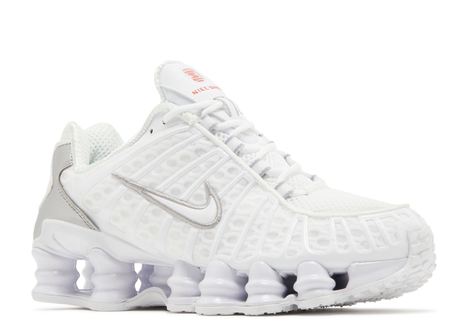 nike shox white orange