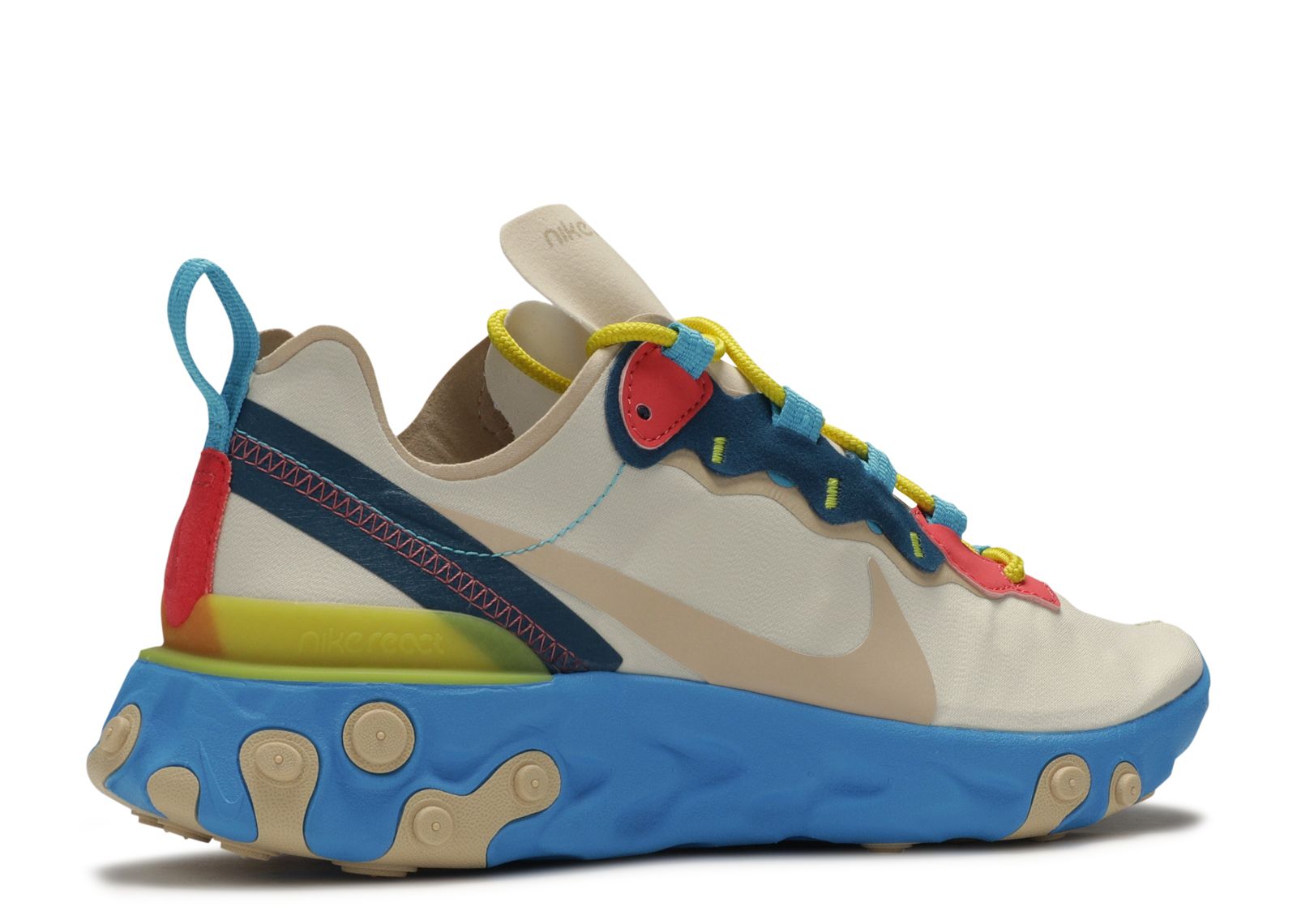 React Element 55 Tan Blue Red