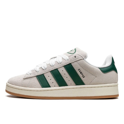 Adidas Campus 00s Crystal White Dark Green