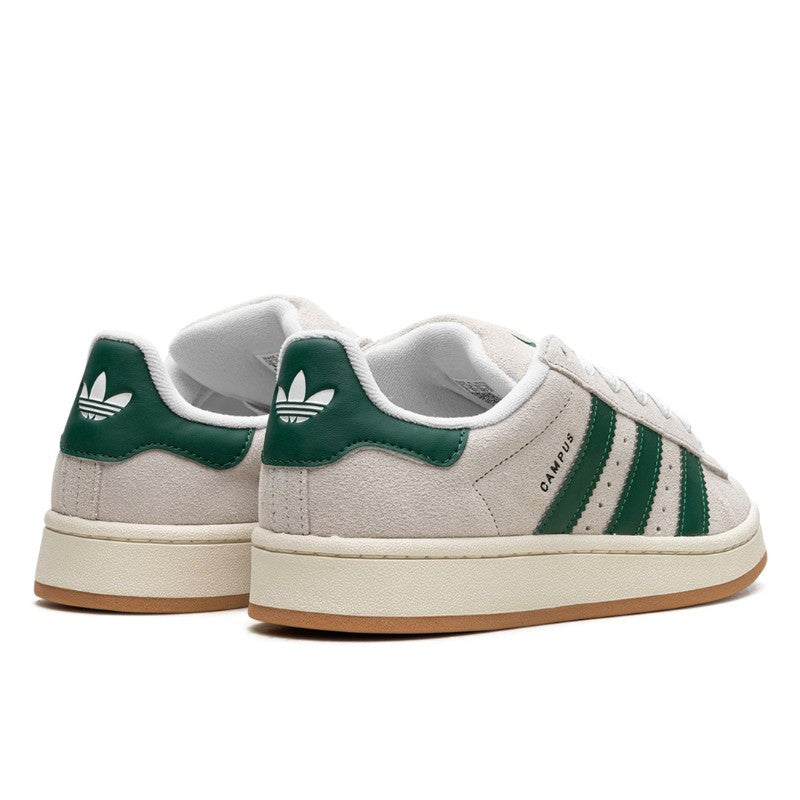 Adidas Campus 00s Crystal White Dark Green