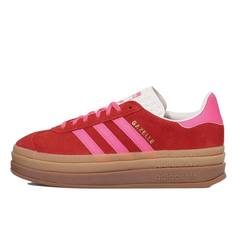 Adidas Gazelle Bold Collegiate Red Lucid Pink