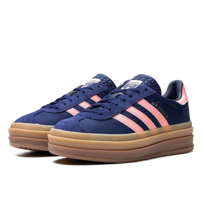 Adidas Gazelle Bold Dark Blue Pink Spark