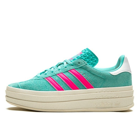 Adidas Gazelle Bold Flash Aqua Lucid Pink