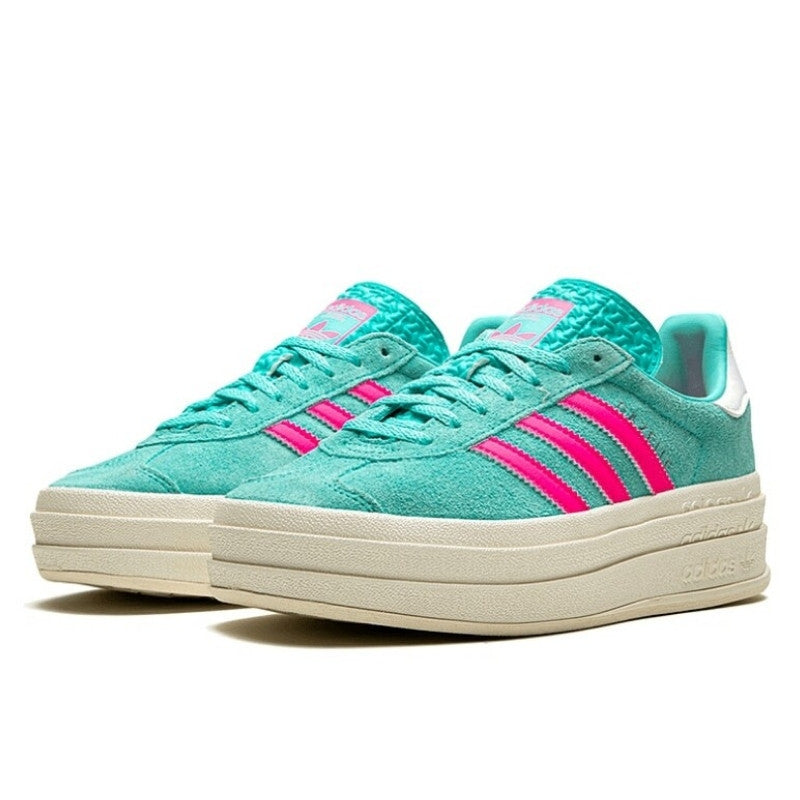 Adidas Gazelle Bold Flash Aqua Lucid Pink