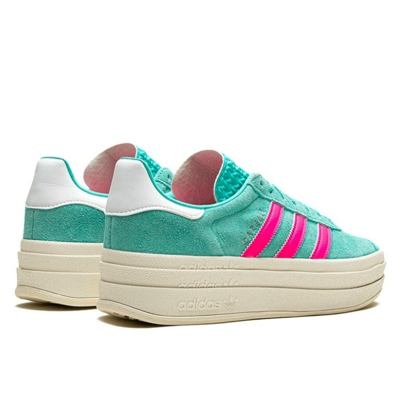 Adidas Gazelle Bold Flash Aqua Lucid Pink