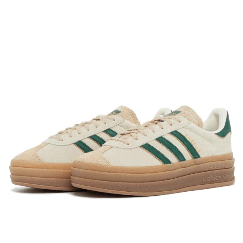 Adidas Gazelle Bold Magic Beige Collegiate Green