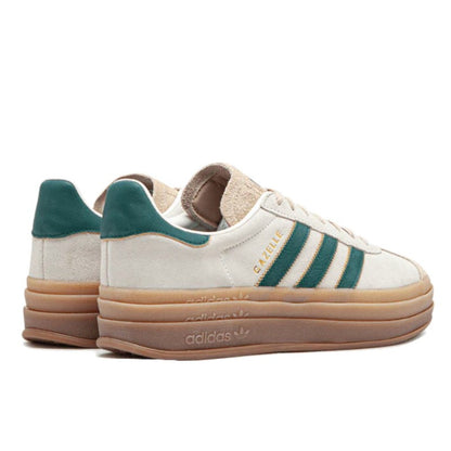 Adidas Gazelle Bold Magic Beige Collegiate Green