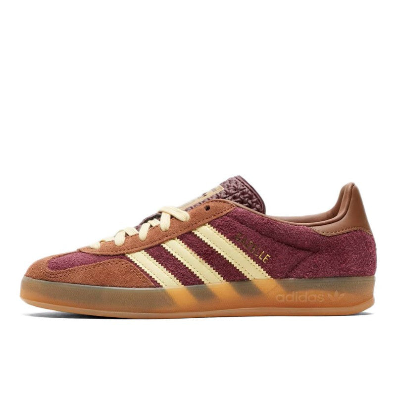 Adidas Gazelle Indoor Maroon Almost Yellow