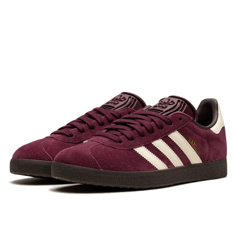 Adidas Gazelle Maroon Chalk White