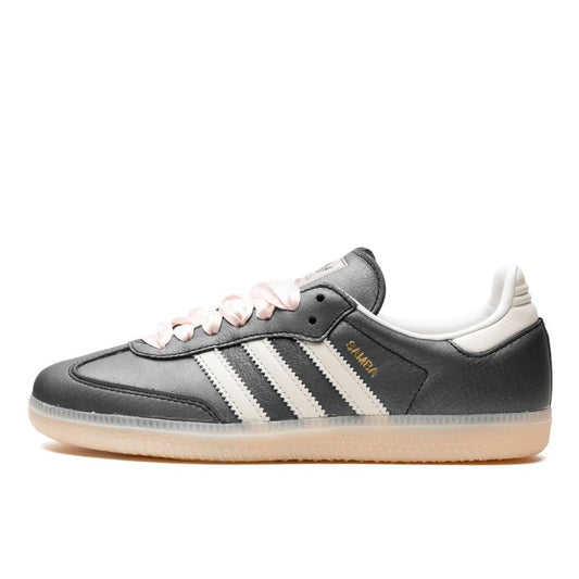 Adidas Samba OG Black Pink Ribbon Laces