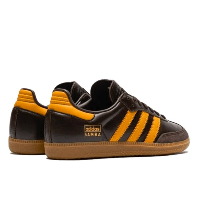 Adidas Samba OG Dark Brown Preloved Yellow