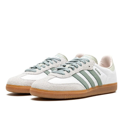 Adidas Samba OG Silver Green Putty Mauve