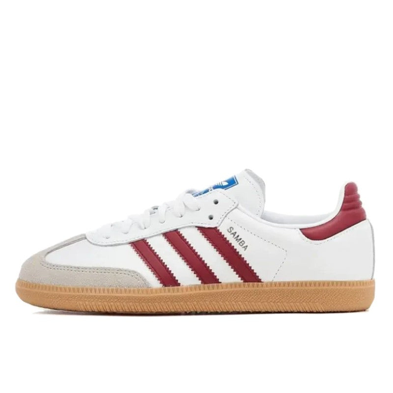 Adidas Samba OG White Burgundy Gum