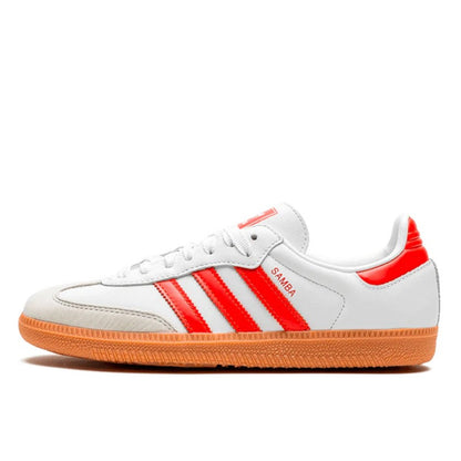 Adidas Samba OG White Solar Red Gum