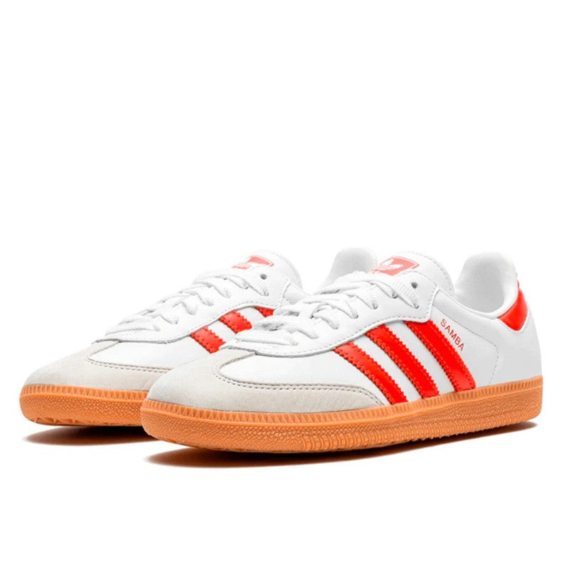 Adidas Samba OG White Solar Red Gum