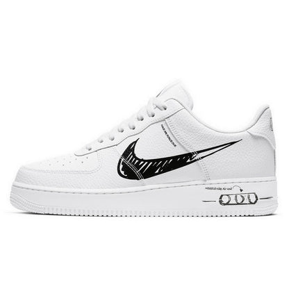 Air Force 1 Sketch White Black