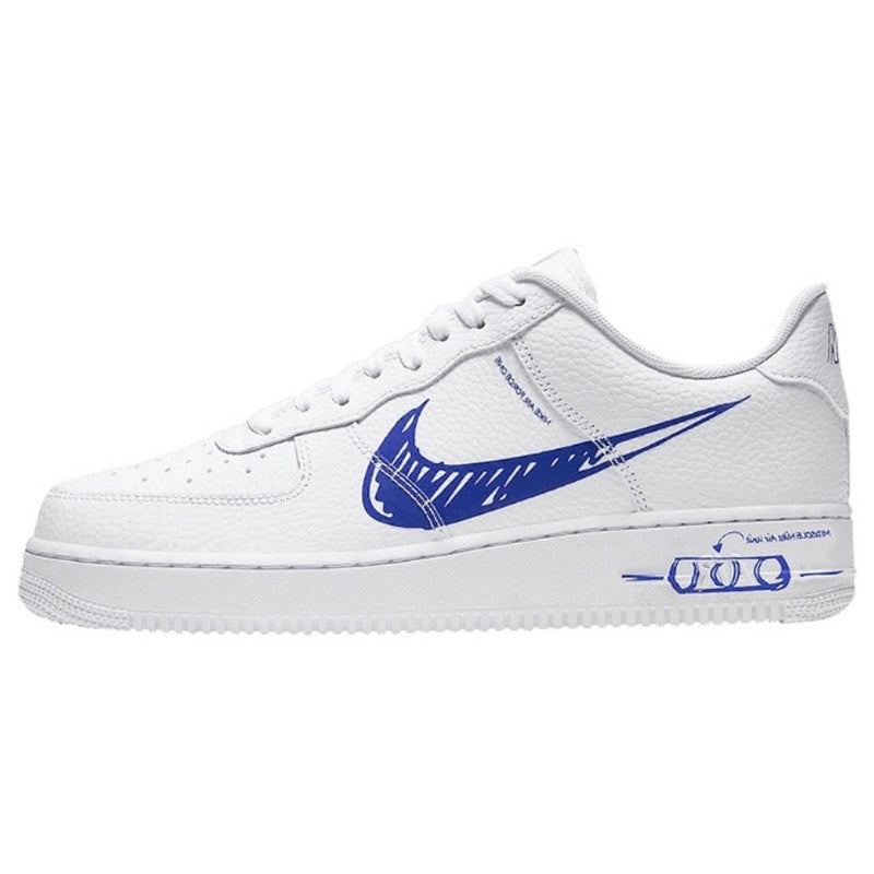 Air Force 1 Sketch White Royal