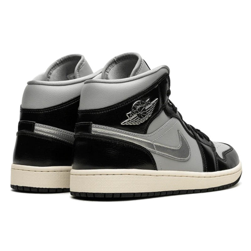 Air Jordan 1 Mid Black Chrome