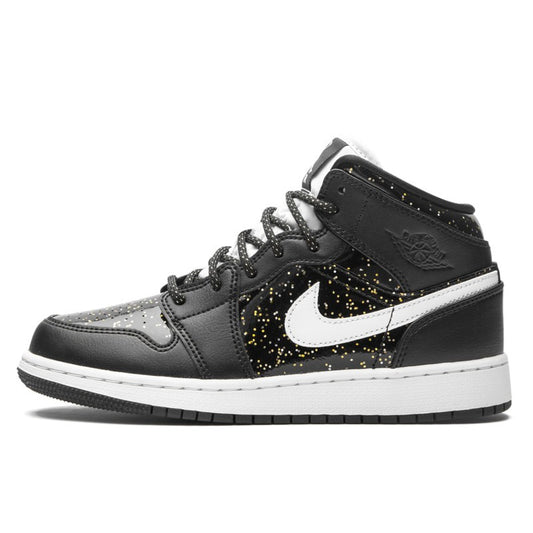 Air Jordan 1 Mid Black Speckle