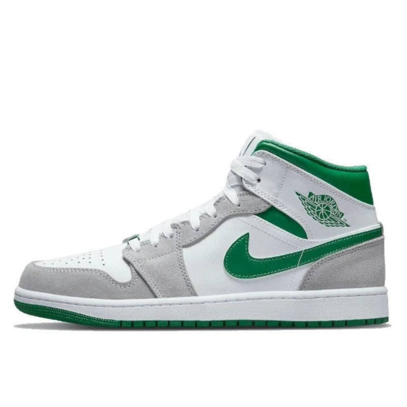 Air Jordan 1 Mid Grey Green