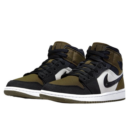 Air Jordan 1 Mid Olive Toe