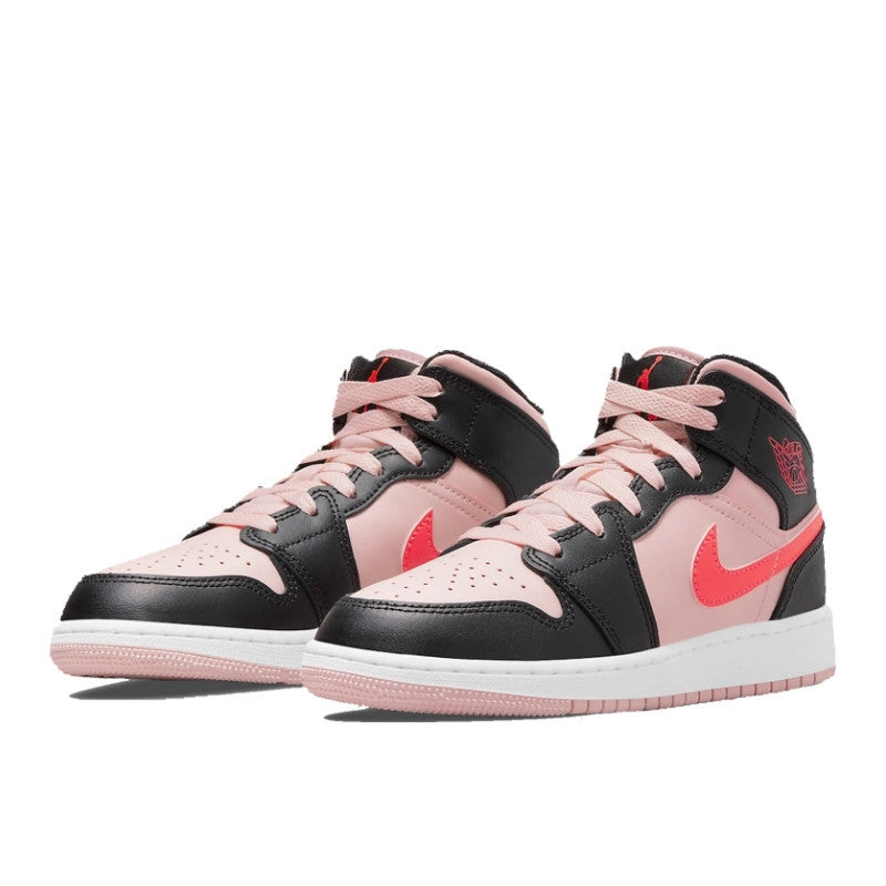 Air Jordan 1 Mid Pink Crimson