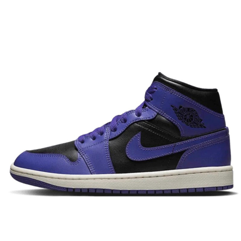 Air Jordan 1 Mid Purple Black