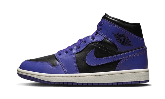 Air Jordan 1 Mid Purple Black