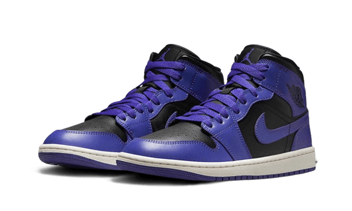 Air Jordan 1 Mid Purple Black